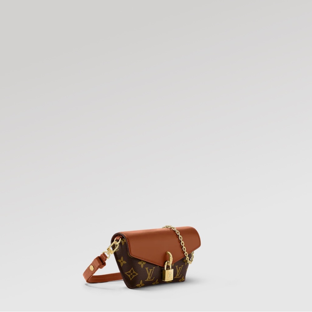 Padlock locket purse